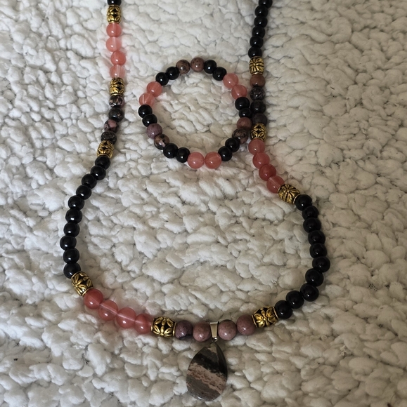 Spiritual bead bracelet and necklace - Picture 2 of 2